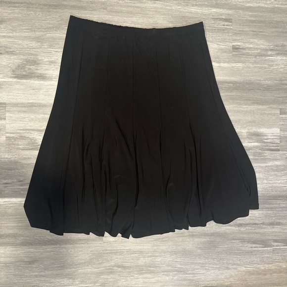 Artex Fashions Vintage Black Ruffle Skirt XL - Picture 4 of 6